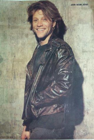Jon Bon Jovi 1990s Poster 16 " X 22 "