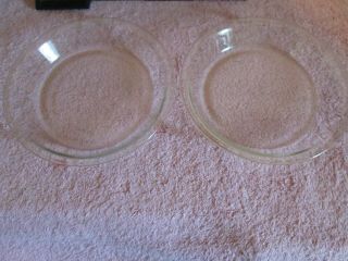 Two Vintage Pyrex Glass 8 Inch Pie Plates 208