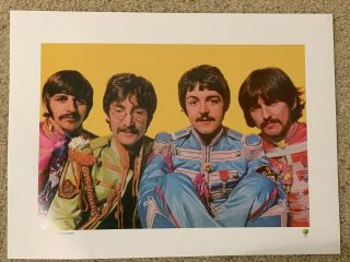 The Beatles Official Poster For Sgt.  Peppers Lonely Hearts Club Band Indie Store