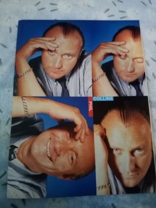 (tbebk33) Advert/poster 11x8 " Phil Collins
