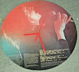 Rod Stewart.  Every Picture.  Vinyl Album Art Wall Clock