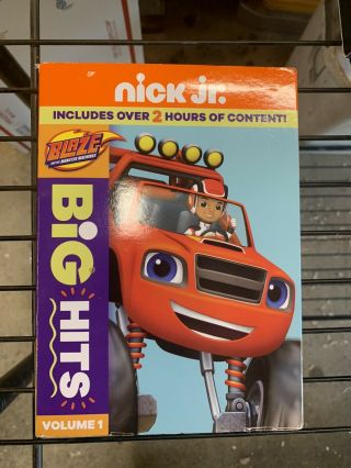 Nick Jr Dvd Blaze And The Monster Machines Big Hits Volume 1 - 2 Dvd’s
