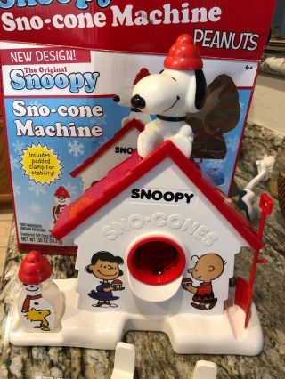 Snoopy Sno - Cone Machine Snow Cone Peanuts Lucy,  Charlie (cra Z Art)