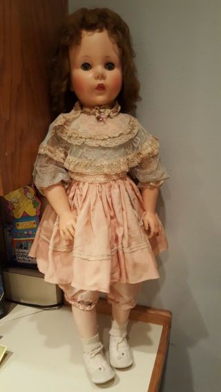 Vintage American Character 30 Inch Sweet Sue Doll Hard Plastic 1951