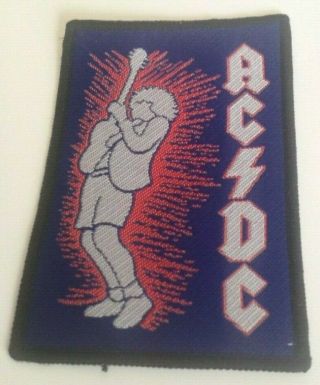 Ac/dc Angus Young Vintage 1980s Sew - On Patch