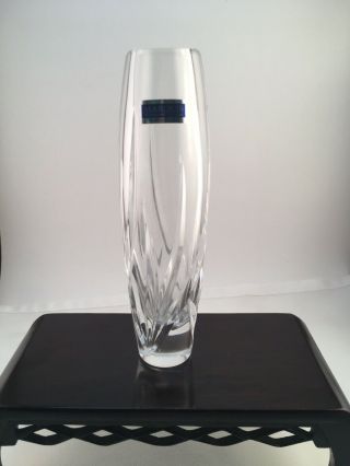 Wyndmere Marquis By Waterford Crystal Fluted Bud Vase - 7 1/4 " Tall,  No Box