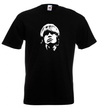 Brian Jones Rolling Stones T Shirt Mick Jagger Keith Richards Bill Wyman 1960 