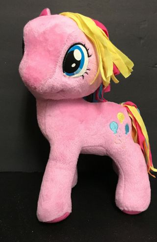 My Little Pony Hasbro 2014 Pinkie Pie With Rainbow Mane Plush Stuffed Animal