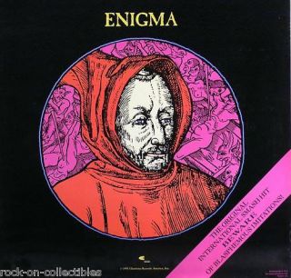 Enigma 1991 Mcmxc A.  D.  Promo Poster