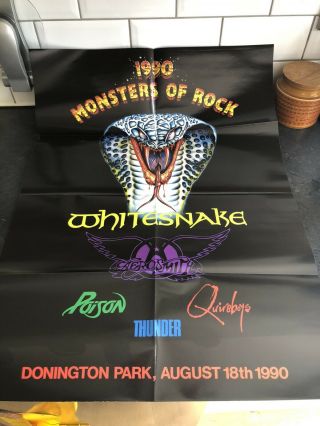 1990 Monsters Of Rock Poster