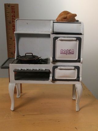Dollhouse Miniature Vintage Roper Range Stove By Jacqueline Kerr Deiber 1:12