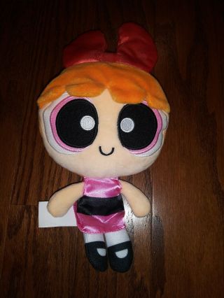 Powerpuff Girls - Cartoon Network - 90s - Blossom - Small Plush/stuffed Animal Doll Euc