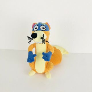 Dora The Explorer Swiper Fox Stuffed Plush Animal Toy Orange Yellow Blue 7 " 2011
