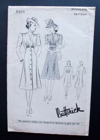 Vintage Butterick Store Display Manikin Doll Pattern