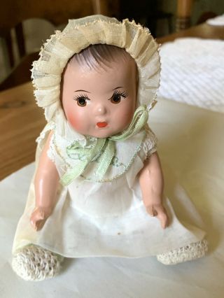 Vintage Madame Alexander Composition Doll - Dionne Quintuplet - Cecile - 7 1/4
