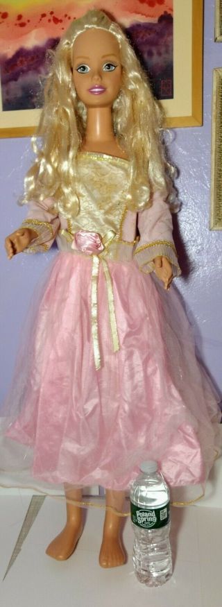1992 Mattel My Size Barbie Doll 38 " Over 3 Feet Blonde Hair