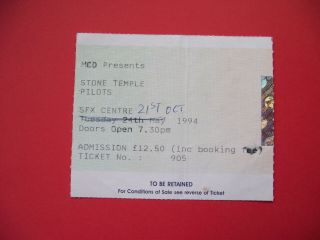 Stone Temple Pilots.  1994 Dublin 