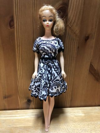 Vintage 1960 Ideal Toy Corp Mitzi Doll Barbie 2 Mcmlx