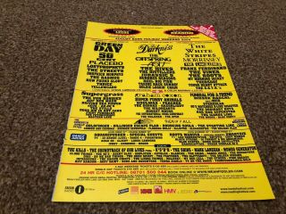 (bebk11) Advert/poster 11x8 " Leeds & Reading 2004,  Green Day,  The Darkness