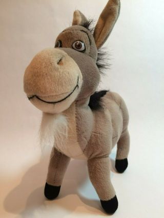 Nanco Donkey From Shrek 2 Plush Gray Stuffed Animal Toy Dreamworks 2004