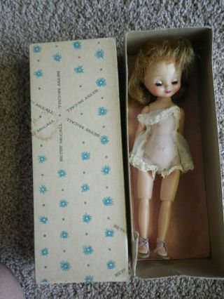 Vintage Betsy Mccall 8 " Doll With Box With Extra Skating Outfit
