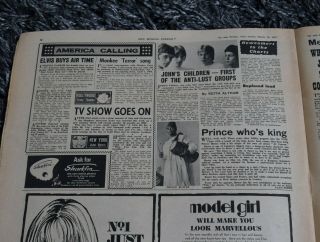 Nme 18 March 1967 Marc Bolan Jc Jimi Hendrix Rolling Stones Small Faces Monkees