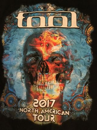 Tool 2017 Tour (xl) Size T Shirt