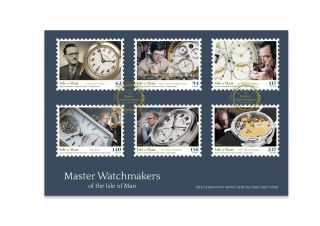 Isle Of Man Post Office Master Watchmakers Of The Isle Of Man First Day Cover