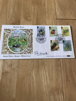 Fdc British Insects March 1985 Signed By Peter Scott