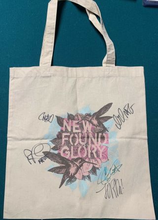 Found Glory Signed Tote Bag By Entire Band
