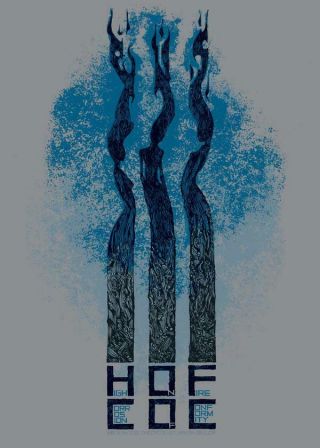 High On Fire / Coc Santa Cruz 2012 Silkscreened Poster By Malleus Variant
