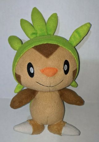 Tomy Nintendo Pokemon Chespin 9 " Plush Stuffed Animal Toy
