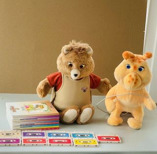 Teddy Ruxpin 1984,  1985; Grubby Books And Tapes