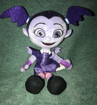Disney Jr.  9” Vampirina Ghoul Girl Soft Plush Doll Halloween Vampire Just Play