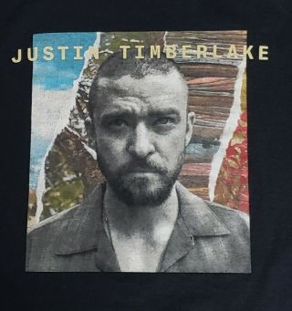 Justin Timberlake Tour T - Shirt Size Xl The Man In The Woods No Stains Or Rips