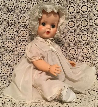 Vintage Uneeda (?) Big Baby Doll 24” Marked 25 - 11 Girl Or Boy Adorable