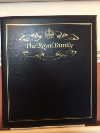 The Royal Family Westminster Ring Binder Folder With Fdc Empty Sleeves Inside