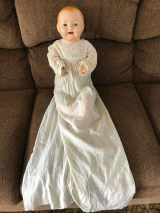Adorable Antique American Character Petite Baby Character Doll Composition Cloth