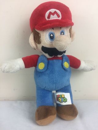 Mario Plush Doll 2018 Nintendo Licensed 10” Very