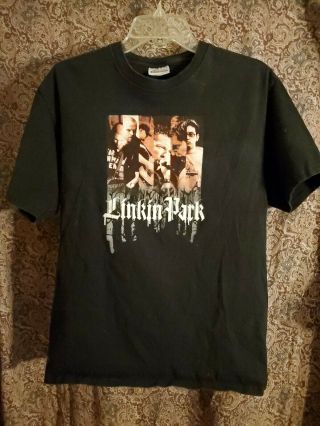 Vtg Linkin Park 2000 Promo T - Shirt Tour Size Adult Medium 38 - 40 Concert