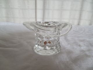 Vintage Fostoria American Small Glass Top Hat 2 1/2 "