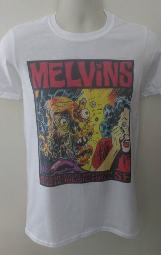 Melvins T - Shirt Old Gig Flyer Mastodon Jesus Lizard Scratch Acid Fugazi Swans