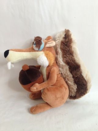 Ice Age Scratte Squirrel Stuffed Plush Animal Toy Doll 8  Tall With Suction
