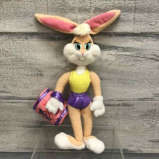 Warner Brothers 1996 Lola Bunny 9” Space Jam Looney Tunes Plush Doll Mcdonalds