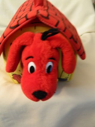 Clifford The Big Red Dog In His Dog House With Cleo & T - Bone - Euc - Kid Toy