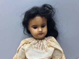 Sfbj French Bisque Head Doll Composition Body Light Brown Flesh Tone