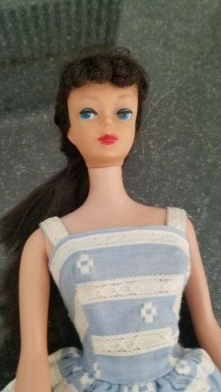Vintage Ponytail Barbie Doll 5 ? Brunette