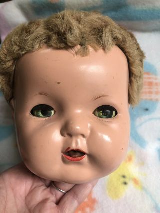 Vintage Effanbee 20 " Mold 1 Dy - Dee Doll Head