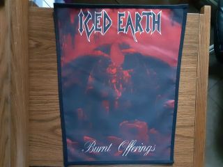 Iced Earth,  Burnt Offerings,  Sew On Sublimated Large Back Patch