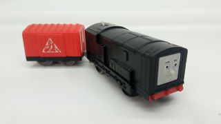 Thomas & Friends Trackmaster Motorized Train Engine Diesel & Cargo Car